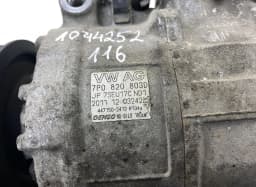 VW 7L6820803T AC Compressor VW Touareg II 7P 3.0 TDi 150kw — thumbnail 4