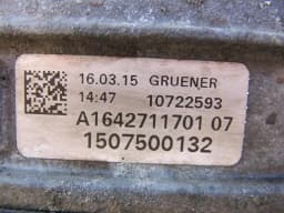 MERCEDES-BENZ 722905 gearbox automatic A1662702702 Mercedes GLE63 AMG — thumbnail 7