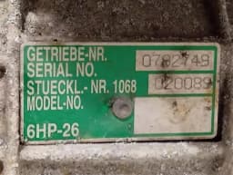 ASTON MARTIN AD43-70041-AA gearbox automatic 6HP26 Aston Martin V12 Rapide — thumbnail 9