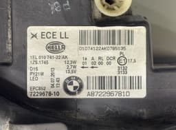 BMW 722967810 7229678 1EL010741-22 1EL01074122 1EL010741 7318327 Headlight right BMW 1 (F20, F21) (2011-2019) — thumbnail 9