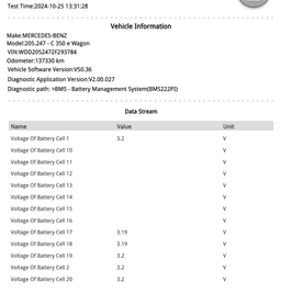 MERCEDES-BENZ A2053402200 High voltage battery (EV, Hybrid) MERCEDES-BENZ C-CLASS (W205) (2013-2021) — thumbnail 4
