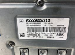 MERCEDES-BENZ A2229000618 Audio amplifier MERCEDES-BENZ C-CLASS (W205) (2013-2021) — thumbnail 4