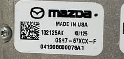 MAZDA GSH797XCXF 102125AK Front camera MAZDA 6 (GJ, GL) (2012-2020) — thumbnail 4