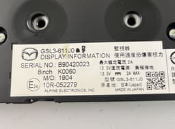 MAZDA GSL3611J0A Dash screen MAZDA 6 (GJ, GL) (2012-2020) — thumbnail 3