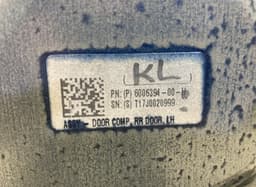 TESLA 600639400H Door Rear Left TESLA MODEL S (5YJS) (2012-) — thumbnail 3