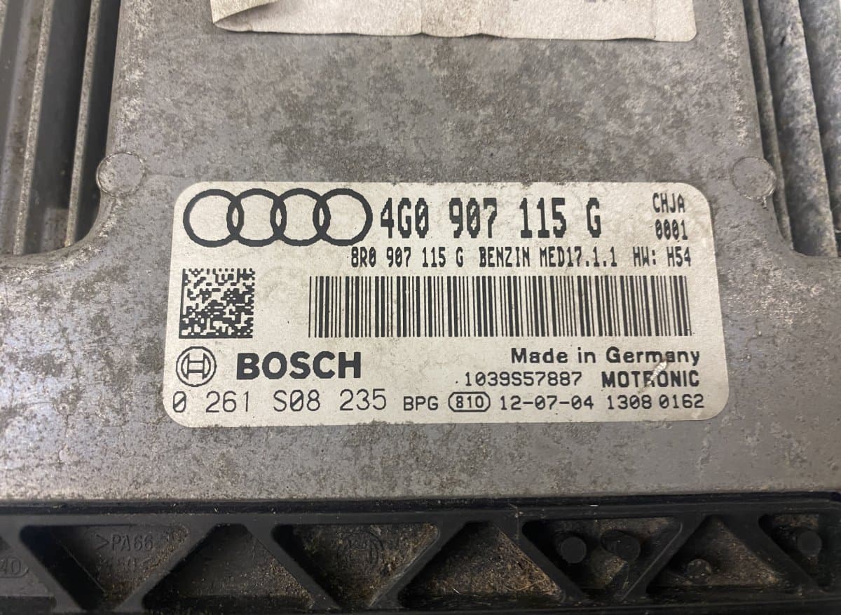 AUDI 4G0907115G 0261S08235 Engine Control Unit / module (ECU) AUDI A6 / A6 ALLROAD (C7, 4G) (2010-2018)