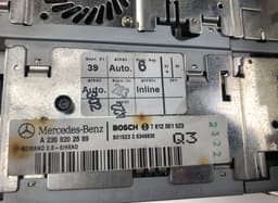 MERCEDES-BENZ 7612001523 8618001514 Radio MERCEDES-BENZ SL-CLASS (R230) (2001-2012) — thumbnail 4