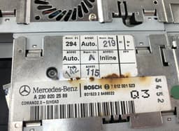 MERCEDES-BENZ 7612001523 8618001514 Radio MERCEDES-BENZ SL-CLASS (R230) (2001-2012) — thumbnail 4