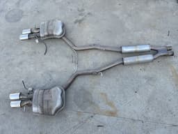 AUDI 4E0253411AA 4E0253611AN 4E0253612AB Exhaust system complete AUDI A8 (4E) (2002-2010) — thumbnail 1