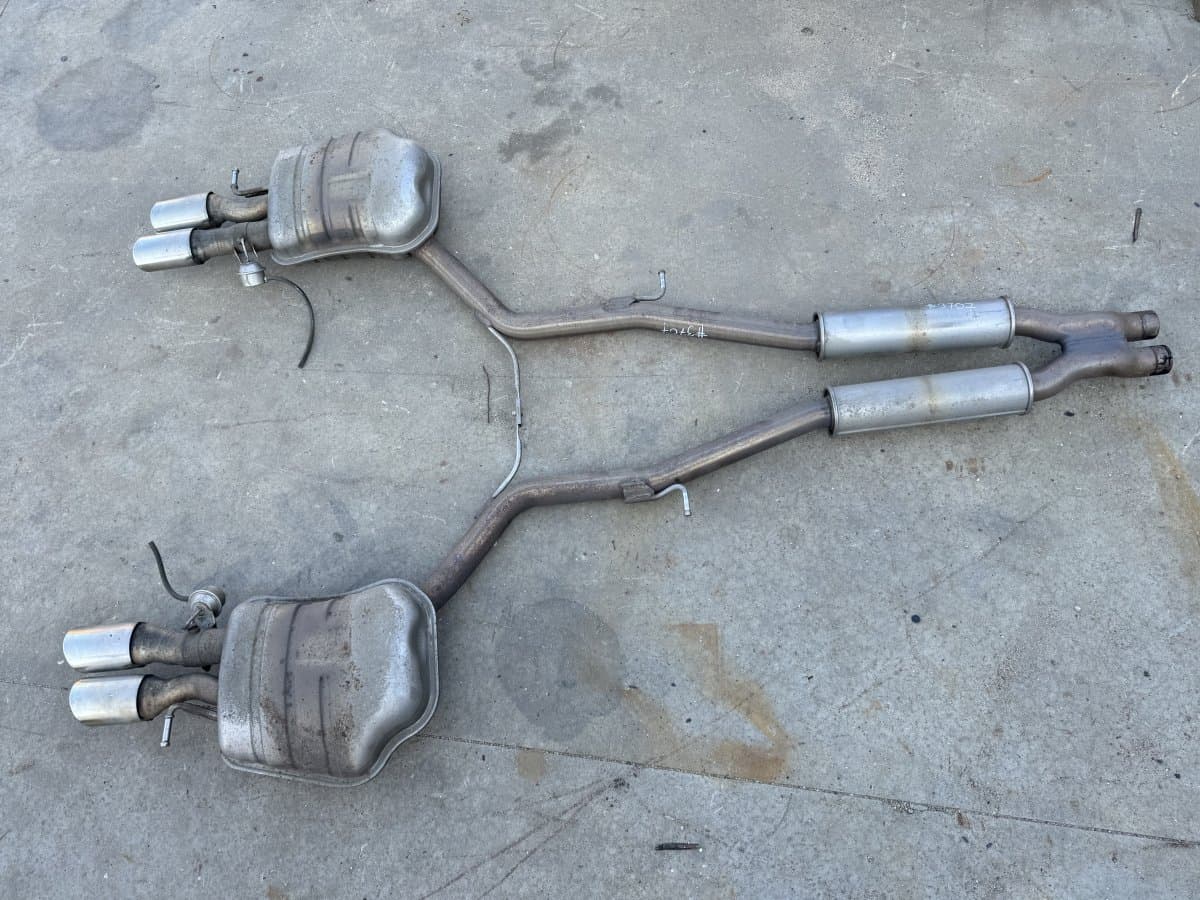 AUDI 4E0253411AA 4E0253611AN 4E0253612AB Exhaust system complete AUDI A8 (4E) (2002-2010)