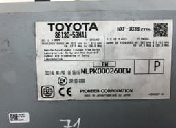LEXUS 8680453T20 Radio LEXUS IS III (XE30) (2013-) — thumbnail 3