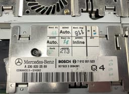MERCEDES-BENZ 7612001523 8618001514 Radio MERCEDES-BENZ SL-CLASS (R230) (2001-2012) — thumbnail 6