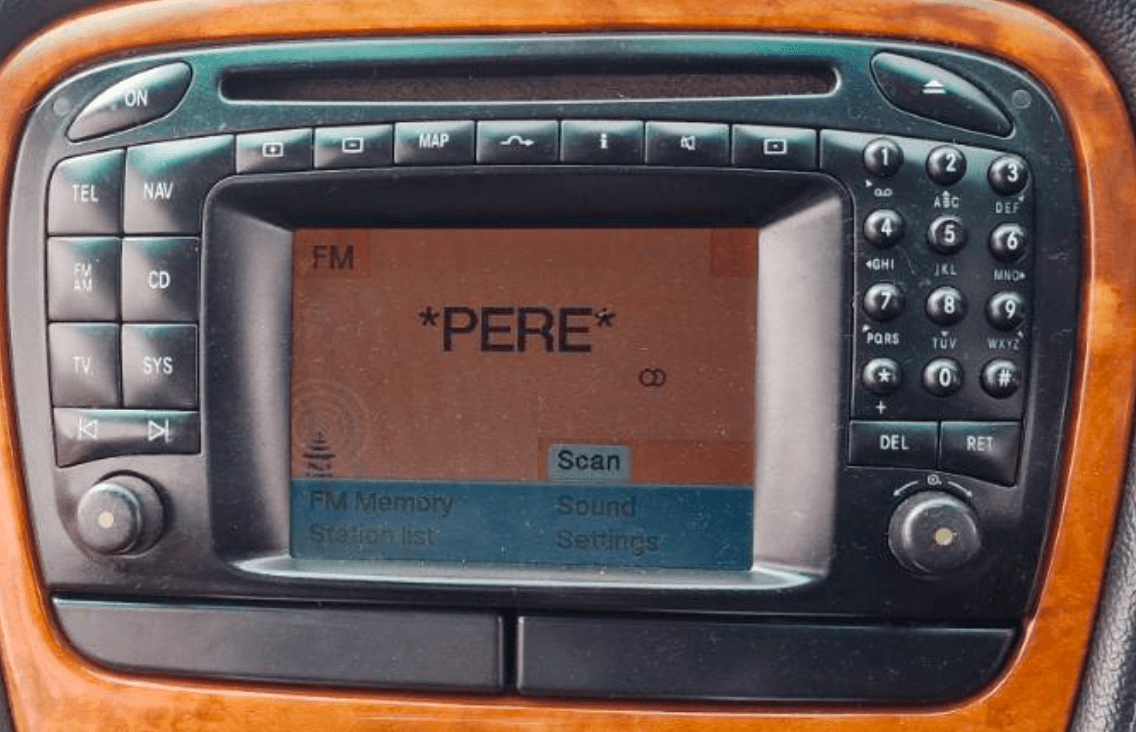 MERCEDES-BENZ 7612001523 8618001514 Radio MERCEDES-BENZ SL-CLASS (R230) (2001-2012)