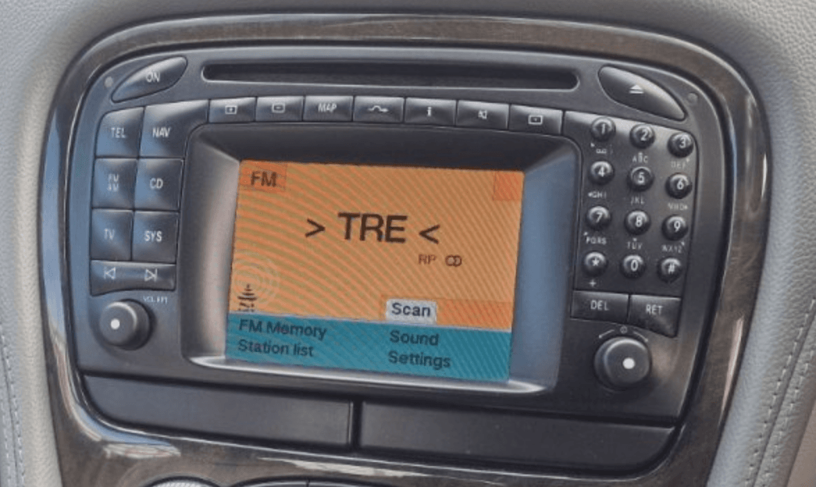 7612001523 8618001514 Radio MERCEDES-BENZ SL-CLASS (R230) (2001-2012)