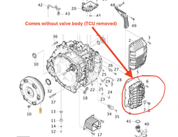 VOLVO AWF8G45 Gearbox VOLVO XC40 / EX40 / EC40 (536, 539) (2017-) — thumbnail 1