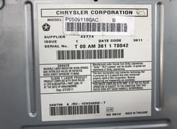 JEEP 05091180AC Radio JEEP GRAND CHEROKEE IV (WK, WK2) (2010-2021) — thumbnail 3