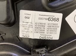 MERCEDES-BENZ A2137300305 A2139001318 A2137320310 Door Rear Left MERCEDES-BENZ E-CLASS (W213) (2016-2023) — thumbnail 3