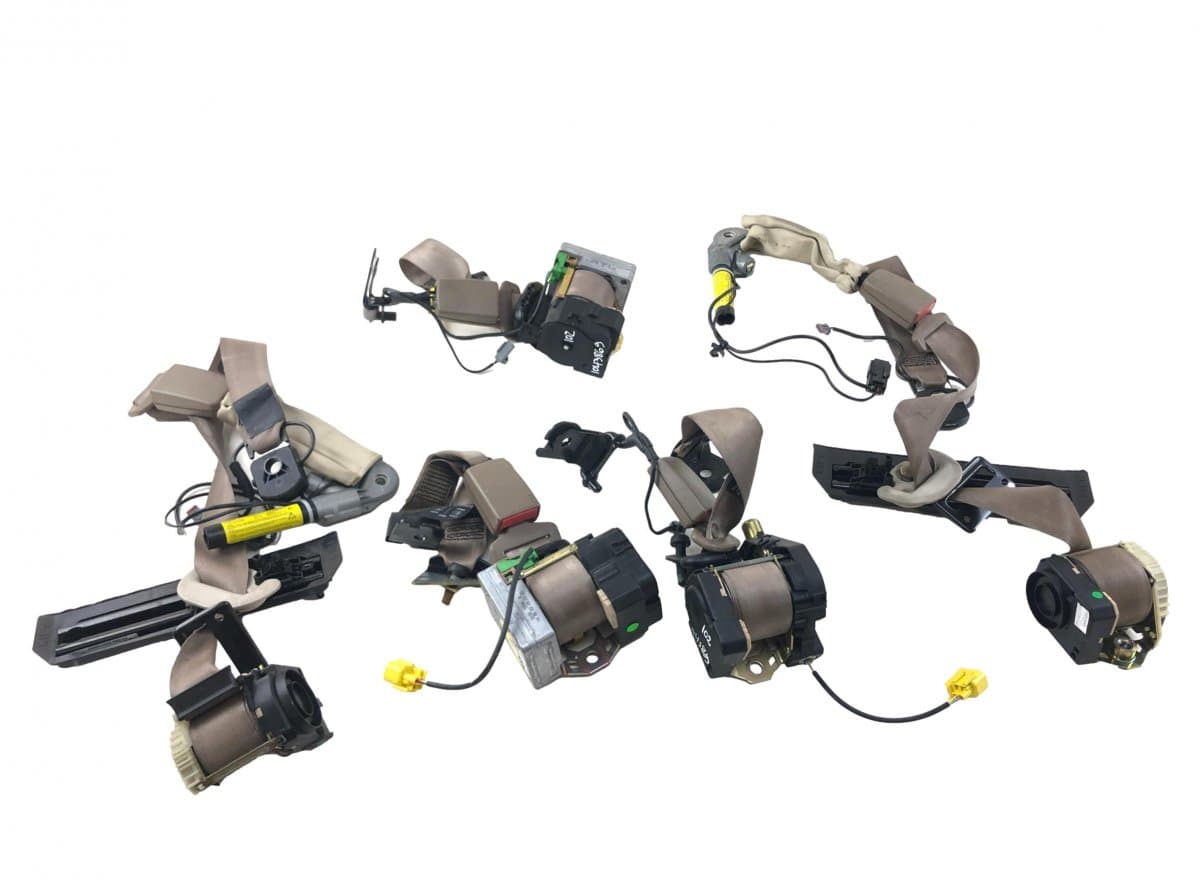 JAGUAR C2C8879AEK C2C8881AEK C2C32972AEK C2C32973AEK C2C20559AEK C2C20561AEK Seat Belt Set JAGUAR XJ (X350, X358) (2003-2009)