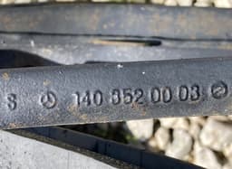 MERCEDES-BENZ A1403500441 1403503506 1403520003 A1403504906 Rear axle Beam MERCEDES-BENZ S-CLASS (W140) (1991-1999) — thumbnail 4
