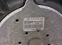 MERCEDES-BENZ A1645000093 A2125000493 885002961 Radiator Fan Electric MERCEDES-BENZ ML-CLASS (W164) (2005-2011) — thumbnail 2