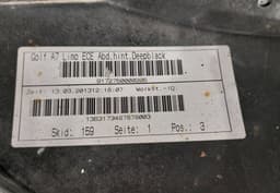 VW 5G6807421 Rear bumper VW GOLF VII (5G1, BA5, BV5, BQ1, BE) (2012-2020) — thumbnail 9