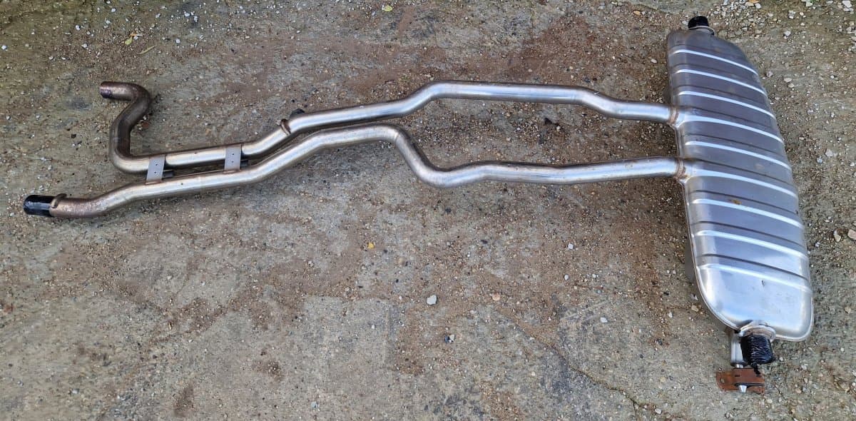 PORSCHE 95511112110 Exhaust rear silencer (muffler) PORSCHE CAYENNE I (2002-2010)