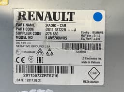 OPEL 281158722R 276660 Radio OPEL VIVARO B (2014-2018) — thumbnail 4
