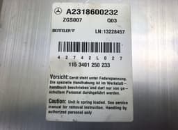 MERCEDES-BENZ A2318600232 A2318600332 Subframe / roof / roof parts, other MERCEDES-BENZ SL-CLASS (R231) (2012-2020) — thumbnail 7