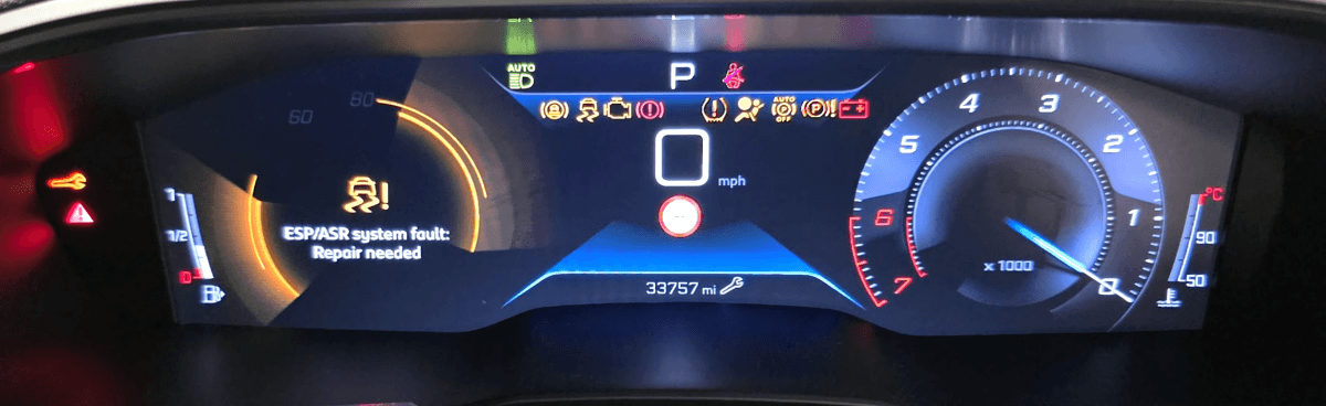 PEUGEOT 9836548980 Instrument Cluster PEUGEOT 508 II (F3_, FB_, FH_) (09.18-)