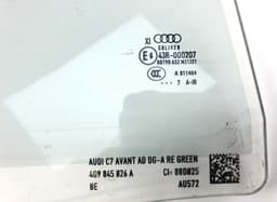 AUDI 4G9845026A Door window glass rear right AUDI A6 / A6 ALLROAD (C7, 4G) (2010-2018) — thumbnail 2