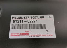 TOYOTA 61311-02271 6131102271 B-Pillar Right TOYOTA AURIS (E18) 2012-2018 — thumbnail 5
