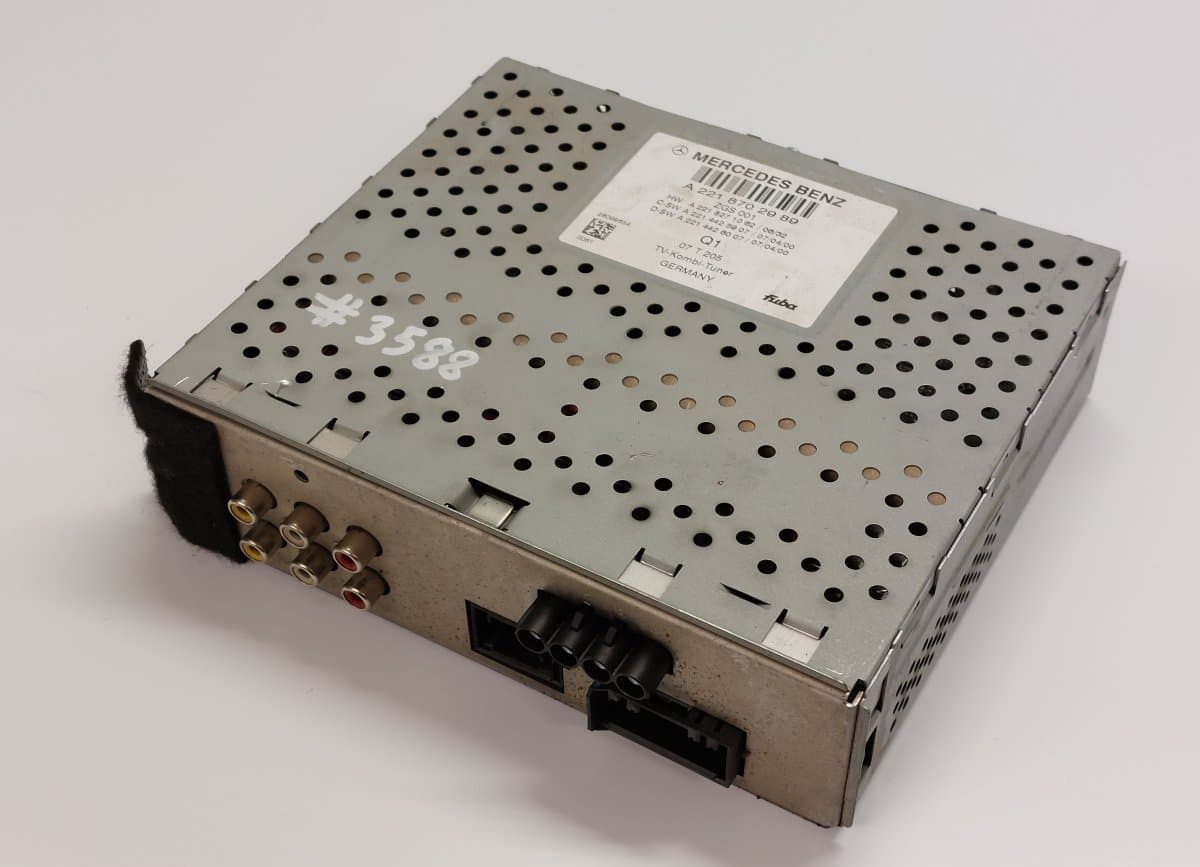 MERCEDES-BENZ A2218702989 A2218271062 A2214425907 A2214426007 TV - Receiver (Tuner) MERCEDES-BENZ S-CLASS (W221) (2005-2013)