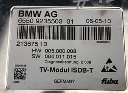 BMW 9235503 TV - Receiver (Tuner) BMW 3 (E90, E91, E92, E93) (2005-2011) — thumbnail 3