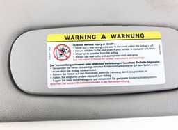 MERCEDES-BENZ A2308100110 Sun Visor Left MERCEDES-BENZ SL-CLASS (R230) (2001-2012) — thumbnail 4