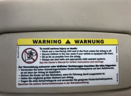 MERCEDES-BENZ A2308101710 Sun Visor Left MERCEDES-BENZ SL-CLASS (R230) (2001-2012) — thumbnail 3