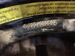 MERCEDES-BENZ A2304006703 Spare wheel MERCEDES-BENZ SL-CLASS (R230) (2001-2012) — thumbnail 3