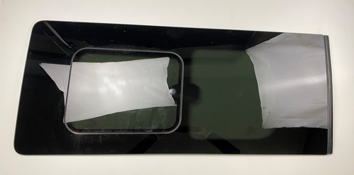 FORD 3015702800 DOT55 M402 AS3 43R-00102 Sliding door window glass left FORD TRANSIT / TOURNEO CUSTOM I (2012-)