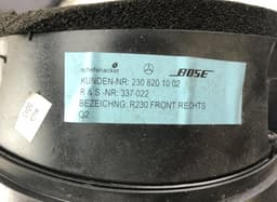 MERCEDES-BENZ A2308201902 Set of loudspeakers MERCEDES-BENZ SL-CLASS (R230) (2001-2012) — thumbnail 10