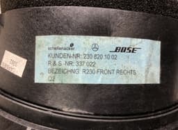 MERCEDES-BENZ A2308201902 Set of loudspeakers MERCEDES-BENZ SL-CLASS (R230) (2001-2012) — thumbnail 7