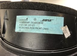 MERCEDES-BENZ A2308201902 Set of loudspeakers MERCEDES-BENZ SL-CLASS (R230) (2001-2012) — thumbnail 9