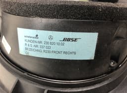 MERCEDES-BENZ A2308201902 Set of loudspeakers MERCEDES-BENZ SL-CLASS (R230) (2001-2012) — thumbnail 2