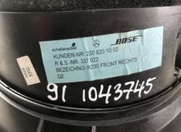 MERCEDES-BENZ A2308201902 Set of loudspeakers MERCEDES-BENZ SL-CLASS (R230) (2001-2012) — thumbnail 5