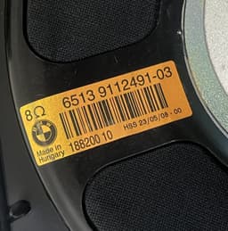 BMW 6513911249103 6513911247102 6513911247002 Set of loudspeakers BMW X6 (E71, E72) (2008-2014) — thumbnail 5