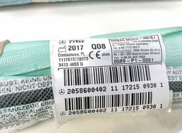 MERCEDES-BENZ A2058600402 A2058600502 Set of head/curtain airbags MERCEDES-BENZ C-CLASS (W205) (2013-2021) — thumbnail 3