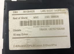 LAND ROVER LR055477 Seats control unit LAND ROVER RANGE ROVER IV (LG/L405) (2012-2021) — thumbnail 3