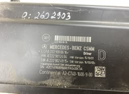 MERCEDES-BENZ A2229000616 Seats control unit MERCEDES-BENZ S-CLASS (W222, X222) (2013-2020) — thumbnail 2