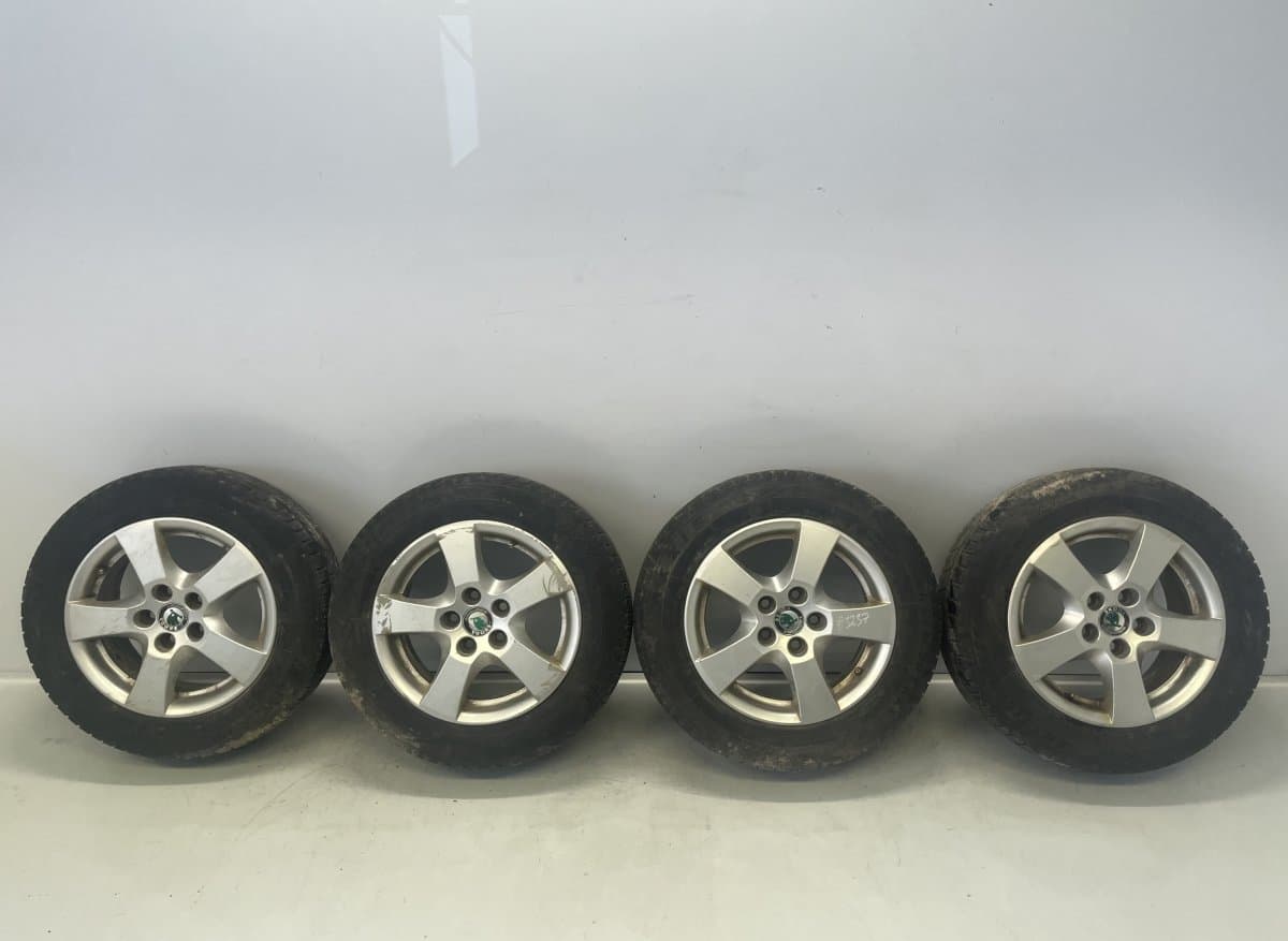 SKODA 6Y0601025P Rim set With Tyres 4 pcs SKODA FABIA I (6Y) (1999-2008)
