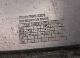HONDA 71501-TGG-ZZ00 Rear bumper HONDA CIVIC X (FC, FK) (2015-2021) — thumbnail 10