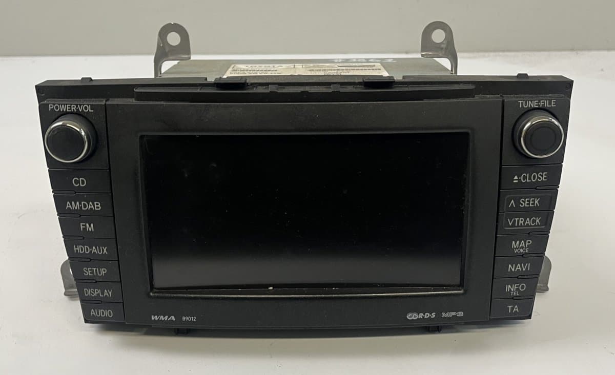 TOYOTA 8612020A80 86113-60V640 Radio TOYOTA AVENSIS (T270) (2009-2018)