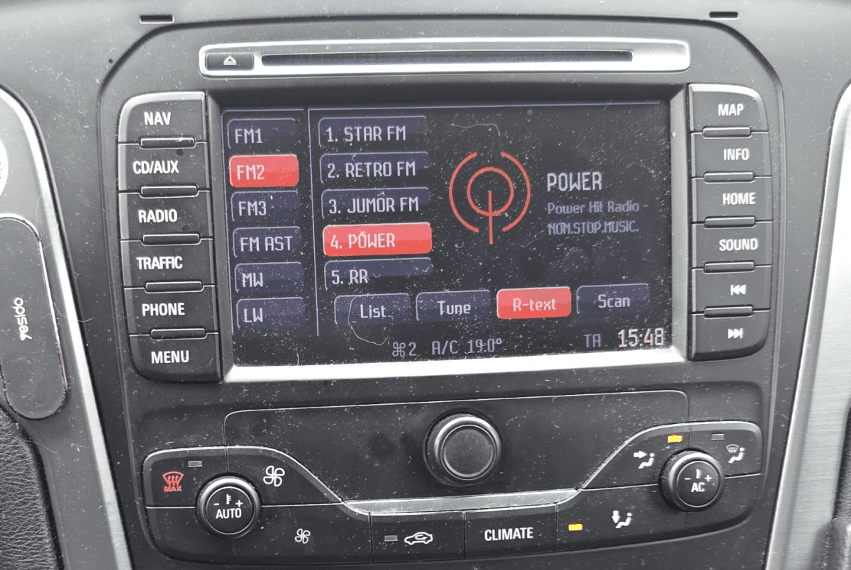 FORD 7612330962 7612330793 Radio FORD MONDEO Mk IV (BA7) (2007-2014)